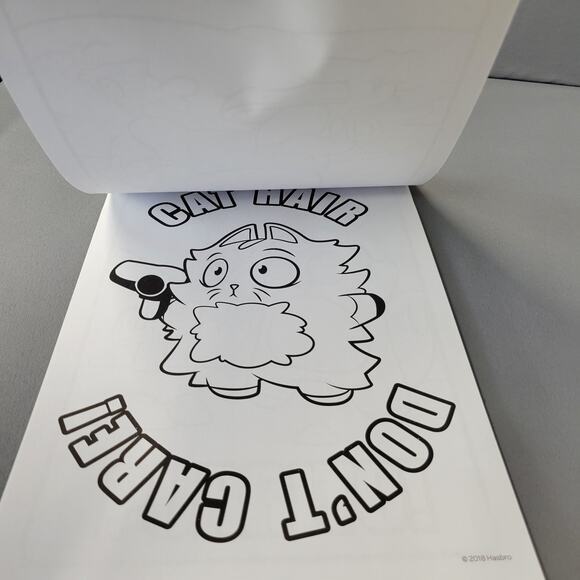 Lost Kitties Create A Scene Sticker Activity Coloring Book Paperback Pad Hasbro - Picture 4 of 11